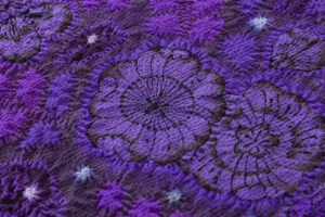 初代久保田一竹作　袋帯　「紫幻」のサブ2画像