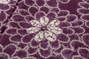 紫根染 紬着物のサブ5画像