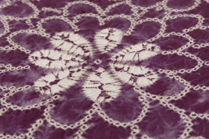 紫根染 紬着物のサブ6画像
