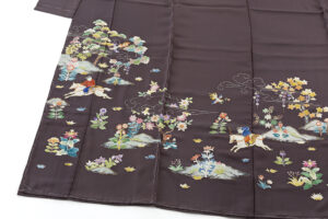 染繍工芸大羊居製　訪問着地　未仕立て品のサブ2画像