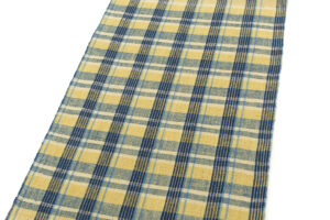 蘆田みち子作　丹波布 八寸名古屋帯のサブ1画像