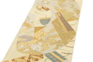 川島織物製 　本金箔 加良錦 袋帯のサブ1画像