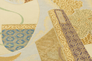 川島織物製 　本金箔 加良錦 袋帯のサブ3画像