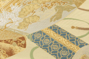 川島織物製 　本金箔 加良錦 袋帯のサブ4画像