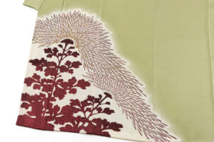 人間国宝 森口華弘作　色留袖　「秋陽文」のサブ1画像