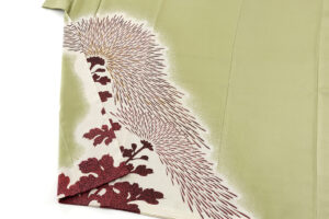 人間国宝 森口華弘作　色留袖　「秋陽文」のサブ2画像