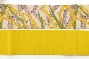 作家不詳　夏紬 型絵染 九寸名古屋帯のサブ4画像