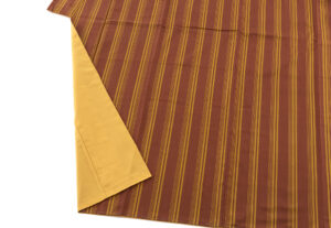 山下めゆ作　本場黄八丈 着物のサブ3画像