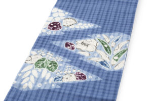 日本工芸会正会員 小倉淳史作　紬九寸名古屋帯のサブ1画像