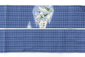 日本工芸会正会員 小倉淳史作　紬九寸名古屋帯のサブ5画像