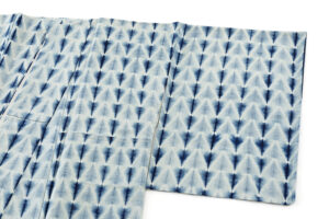 新道弘之作　正藍染 紬着物のサブ1画像