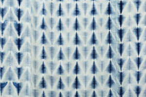 新道弘之作　正藍染 紬着物のサブ4画像