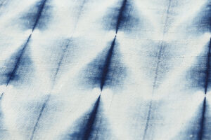 新道弘之作　正藍染 紬着物のサブ6画像