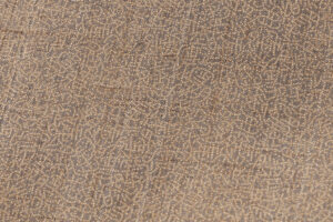 日本工芸会正会員 藍田正雄作　柿渋染 紬地九寸名古屋帯のサブ4画像