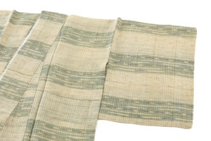 日本工芸会正会員 新里玲子作　宮古上布 着物のサブ1画像