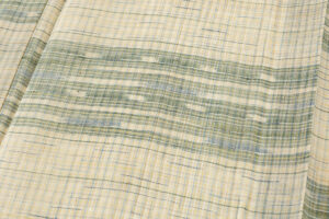 日本工芸会正会員 新里玲子作　宮古上布 着物のサブ4画像