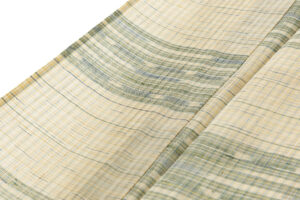 日本工芸会正会員 新里玲子作　宮古上布 着物のサブ7画像