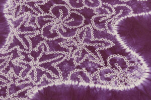 南部紫根染 紬九寸名古屋帯のサブ2画像