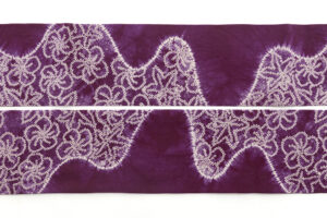 南部紫根染 紬九寸名古屋帯のサブ5画像