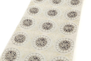 洛風林製　袋帯　「連珠花文」のサブ1画像