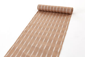 林郁作　綾組織 九寸名古屋帯地　「桜」　未仕立て品のサブ1画像