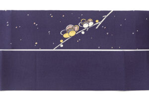 日本工芸会正会員 髙橋寛作　縮緬九寸名古屋帯のサブ6画像