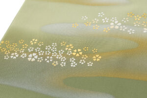 人間国宝 福田喜重作　塩瀬九寸名古屋帯のサブ2画像