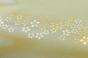 人間国宝 福田喜重作　塩瀬九寸名古屋帯のサブ3画像