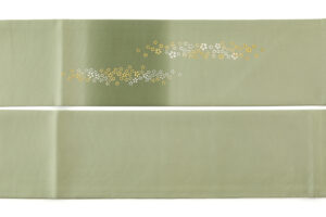 人間国宝 福田喜重作　塩瀬九寸名古屋帯のサブ5画像