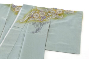 初代 久保田一竹作　訪問着セット（訪問着・長襦袢）のサブ1画像