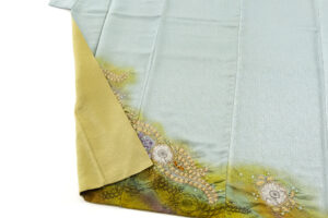 初代 久保田一竹作　訪問着セット（訪問着・長襦袢）のサブ4画像