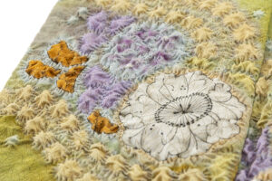 初代 久保田一竹作　訪問着セット（訪問着・長襦袢）のサブ7画像