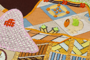 龍村平蔵製　袋帯　「花の里」のサブ3画像