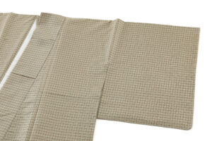 芝崎重一作　紬着物のサブ1画像