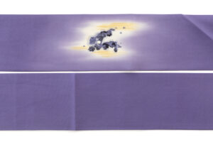 人間国宝 木村雨山作　本加賀友禅 塩瀬九寸名古屋帯のサブ4画像