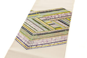 龍村光翔製（二代目 龍村平蔵）　袋帯　「縞蒔絵宝筐文」のサブ1画像