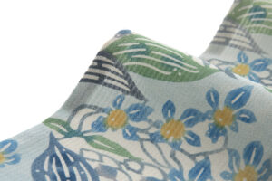 澤田麻衣子作　型絵染 夏紬訪問着のサブ8画像