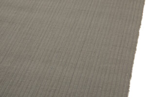 日本工芸会正会員 山岸幸一作　草木染 双紬 糸織 着尺　「蓬草染」　未仕立て品のサブ2画像