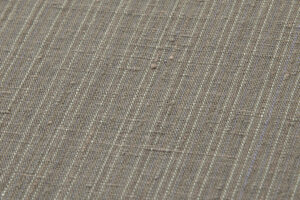 日本工芸会正会員 山岸幸一作　草木染 双紬 糸織 着尺　「蓬草染」　未仕立て品のサブ4画像