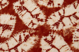 草紫堂製　南部茜染 綿九寸名古屋帯地　未仕立て品のサブ3画像