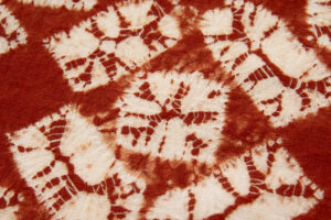 草紫堂製　南部茜染 綿九寸名古屋帯地　未仕立て品のサブ4画像