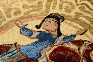 龍村平蔵製　袋帯　「ミナイ手騎馬文」のサブ2画像