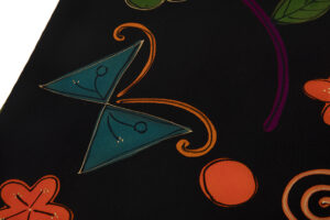 山本由季作　塩瀬 開き九寸名古屋帯のサブ4画像