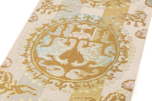 龍村平蔵製　袋帯　「円文白虎錦」のサブ1画像