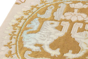 龍村平蔵製　袋帯　「円文白虎錦」のサブ2画像