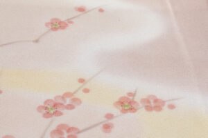 に志山染匠製　無線友禅 訪問着地　未仕立て品のサブ9画像