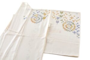 白木染匠製　京友禅 訪問着地　未仕立て品のサブ1画像