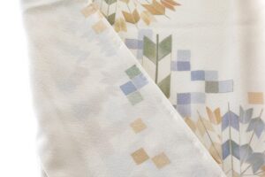 白木染匠製　京友禅 訪問着地　未仕立て品のサブ5画像