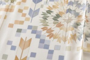 白木染匠製　京友禅 訪問着地　未仕立て品のサブ8画像