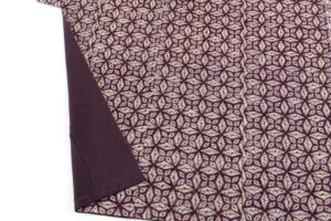 南部紫根染 紬着物のサブ3画像